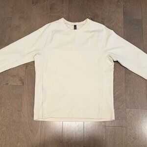 Men's Lululemon City Sweat Crew (Cream / "Bone" Size M)